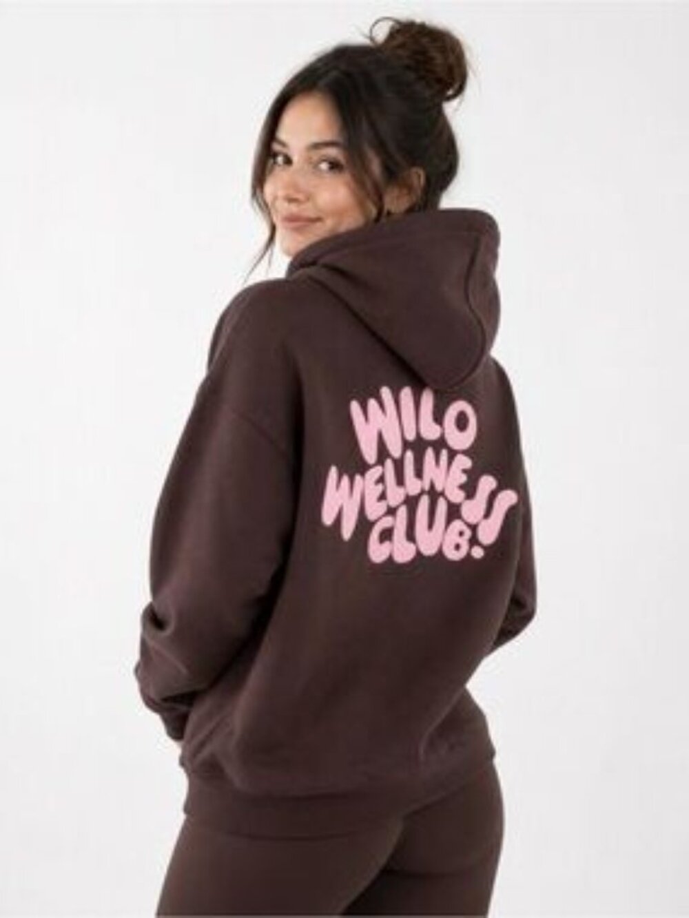 Wilo The Label Brown Hoodie & Leggings Set